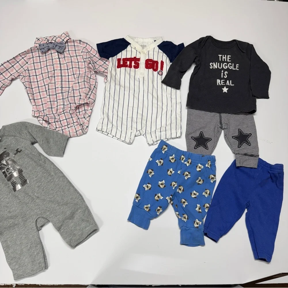 Assorted Baby Onesies Set 0-3m. 14pcs.